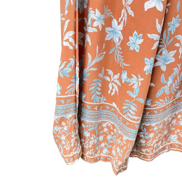 AaKaa Floral Wide Leg Palazzo Pants Size S - Picture 9 of 10